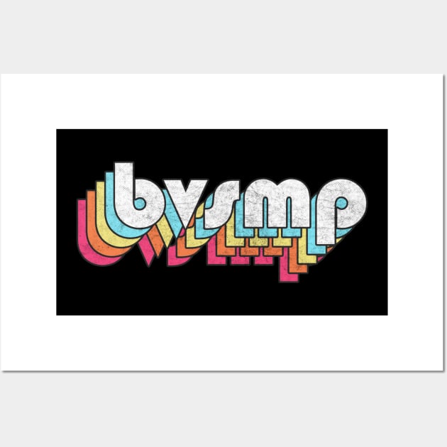 BVSMP \/\/\ 80s Hip Hop Design Wall Art by DankFutura